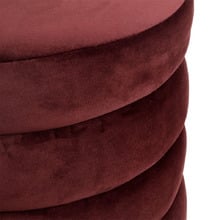 Rollo Velvet Ottoman